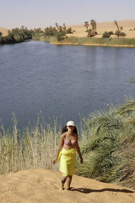 Lake Mandara, one of the Dawada Lakes at Idhan Ubari