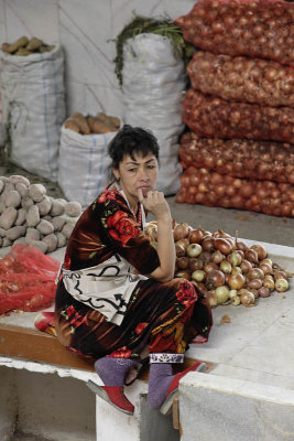 Samarkand, at the market