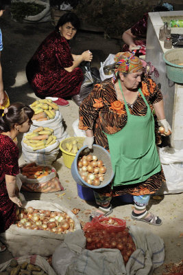 Samarkand, at the market