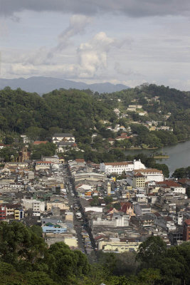 View of Kandy from Bahiravakanda Buddha