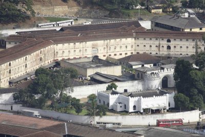 View of Kandy prison complex from Bahiravakanda Buddha