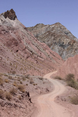 Along Tupiza River, dusty road