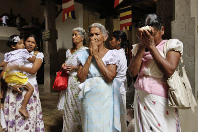 Kandy, at the Temple of the Tooth