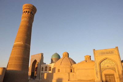 Bukhara, Kalon Minaret and Mir-i-Arab Medressa