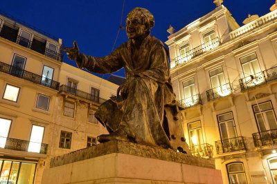 Chiado, Antnio Ribeiro Statue known as Chiado Poet