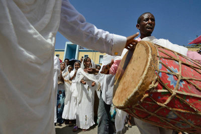 Timkat (Epiphany celebration) at Gondar