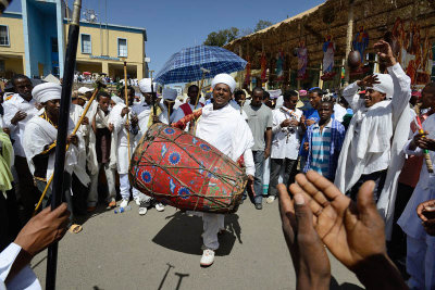 Timkat (Epiphany celebration) at Gondar