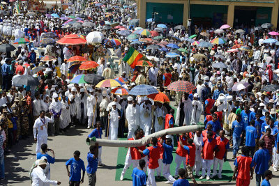 Timkat (Epiphany celebration) at Gondar