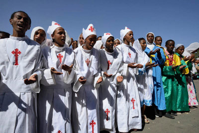 Timkat (Epiphany celebration) at Gondar