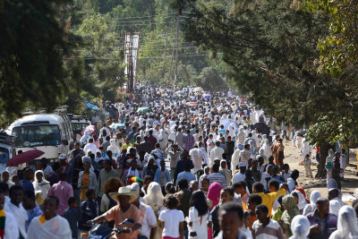 Timkat (Epiphany celebration) at Gondar