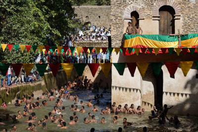 Timkat (Epiphany celebration) at Gondar