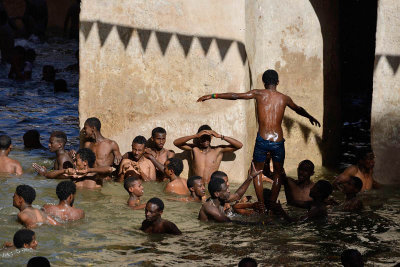 Timkat (Epiphany celebration) at Gondar