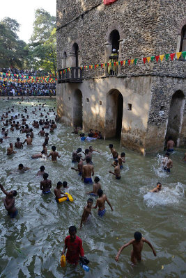 Timkat (Epiphany celebration) at Gondar