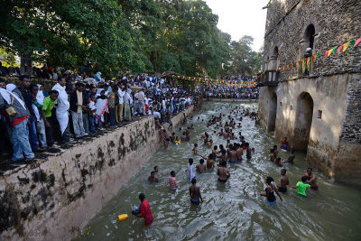 Timkat (Epiphany celebration) at Gondar