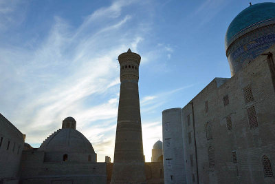 Bukhara, Mir-i-Arab Medressa, Kalon Minaret and Mosque