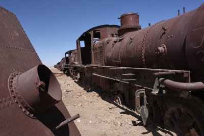 Uyuni, train cemetery