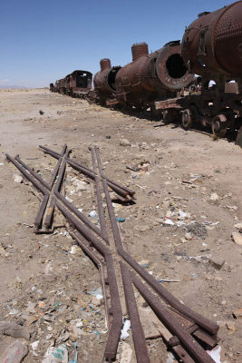 Uyuni, train cemetery