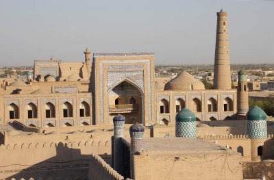 Khiva from the Kuhna Ark lookout