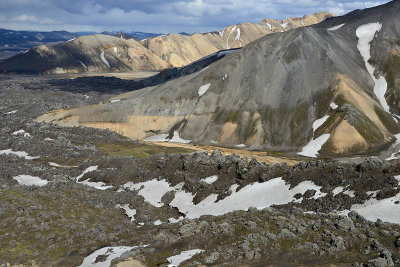 Landmannalaugar, Laugahraun-Brennisteinsalda trail