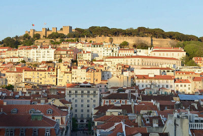 Lisbon view from Santa Justa Elevator
