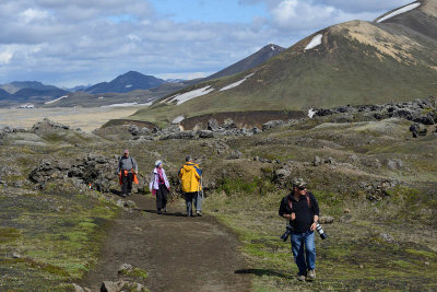 Landmannalaugar, Laugahraun-Brennisteinsalda trail