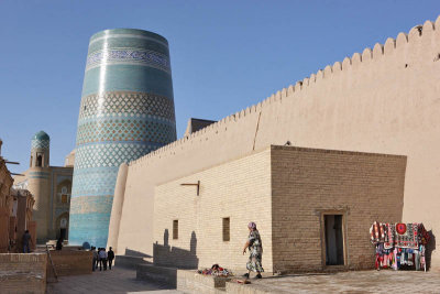 Khiva, Kuhna Ark and Kalta Minor Minaret