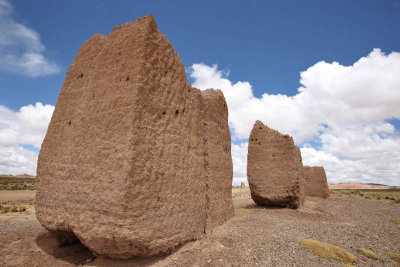 From La Paz to Sajama National Park, Chullpas near Curahuara