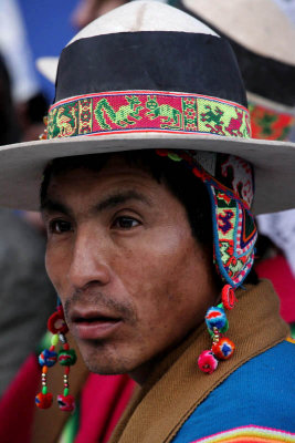 La Paz, demonstration at the Cathedral Square