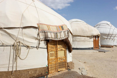 Ayaz Kala, traditional yurt tents