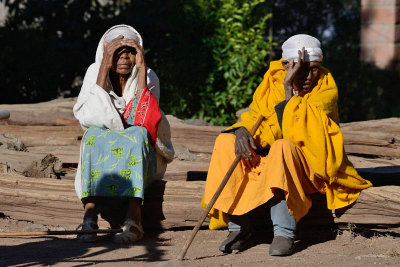 Lalibela, entrance of the northwestern group of churches