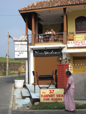 Galle, our hotel