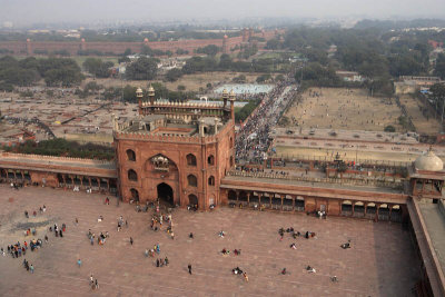 New Delhi, view from the Minaret of Juma Masjid