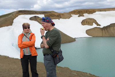 Víti crater in Krafla, Mývatn area