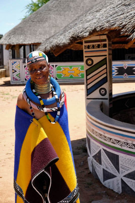 Kghobwana Cultural Village, the Ndbele Artist Esther Mahlangu