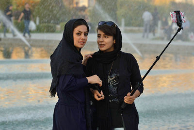 Esfahan, selfie at Nasqh-e Jahan Square