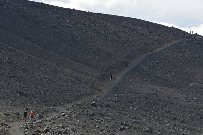 The way to Hverfell Crater