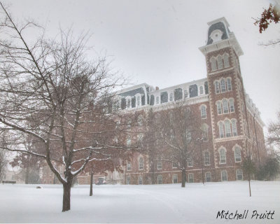 Old Main in the Snow I