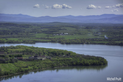 Fort Ticonderoga, Lake Champlain, and Vermont's Green Mountains