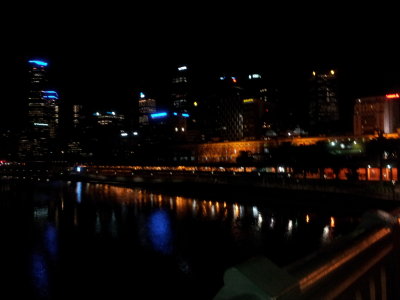 On the bridge out side Flinders Street by Yang Yang