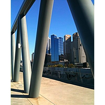 some where in the city 