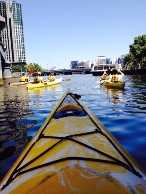 mitch's photo kayaking down the yarra
