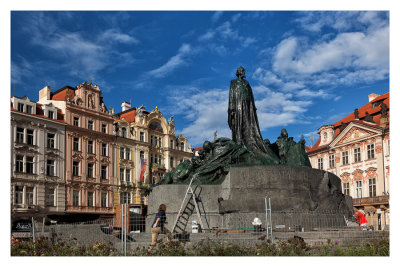 Prague Jan Hus Monument 1
