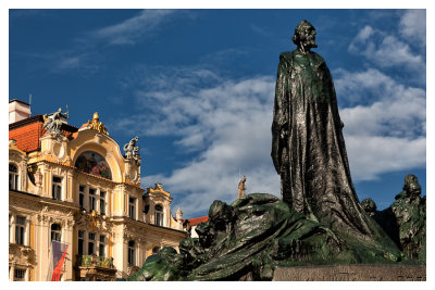 Prague Jan Hus Monument 2