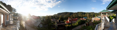 View from Pigeon's Nest Hotel. Nuwara Eliya