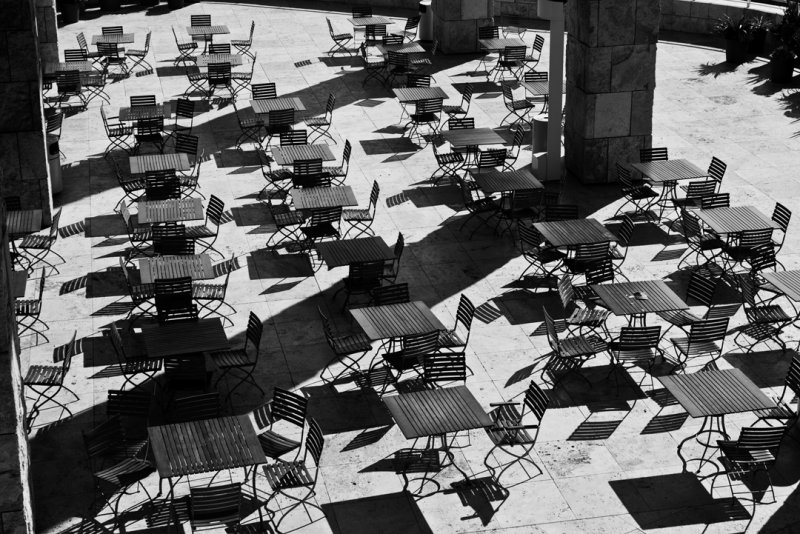 Cafeteria at Paul Getty Museum LA