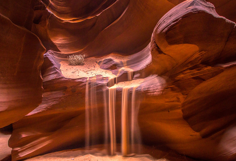 Antelope Canyon Sandfall
