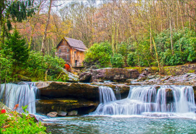 Old Grist Mill, color