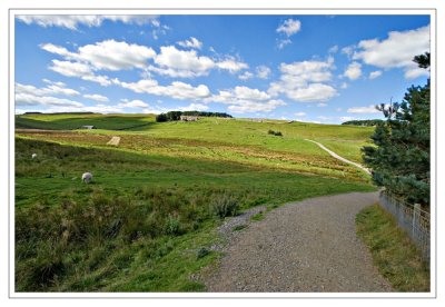 Approach to Housesteads Roman Fort. 3