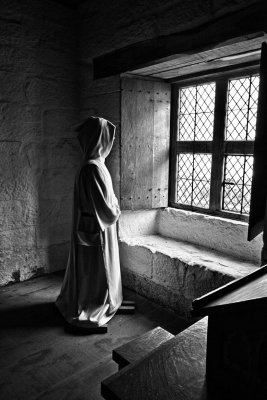Monk in Mount Grace Abbey