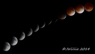 4-15-14 Blood Moon Lunar Eclipse Panorama